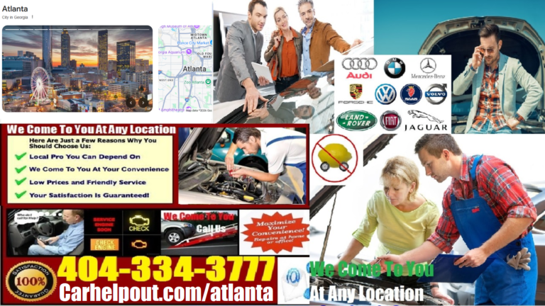 Mobile Mechanic in Atlanta GA Auto Car Repair, emergency roadside assistance and certified pre buy Foreign vehicle purchase inspection checkup service